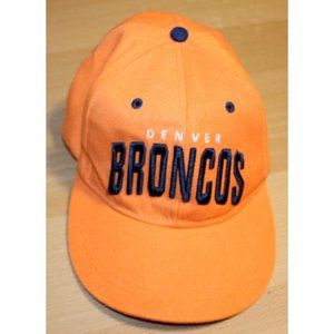 NFL Football Denver Broncos Budweiser Logo Snapback Hat Cap Orange Adjustable